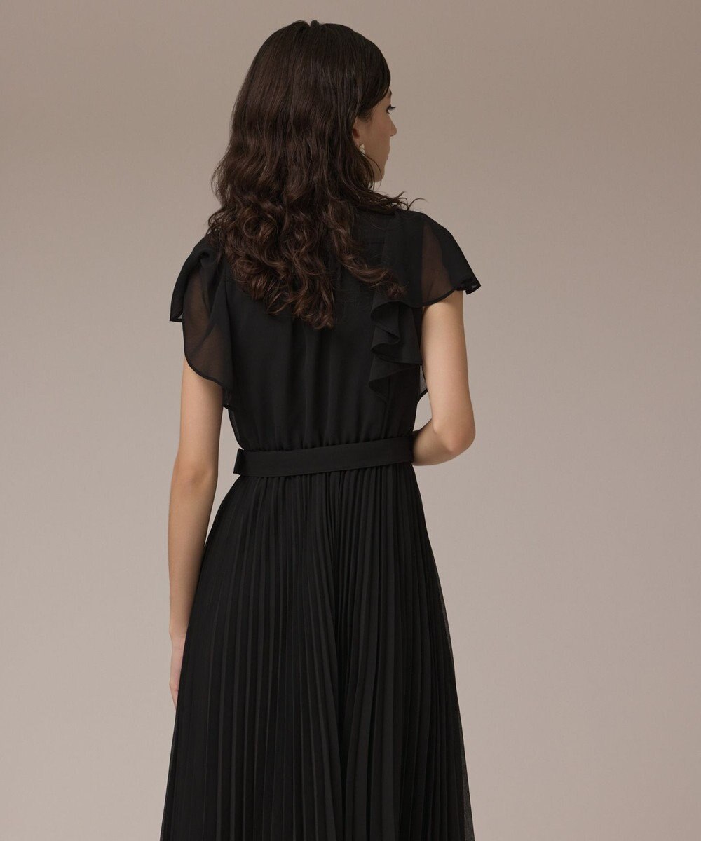 GRACE CONTINENTAL ボウタイプリーツドレス 