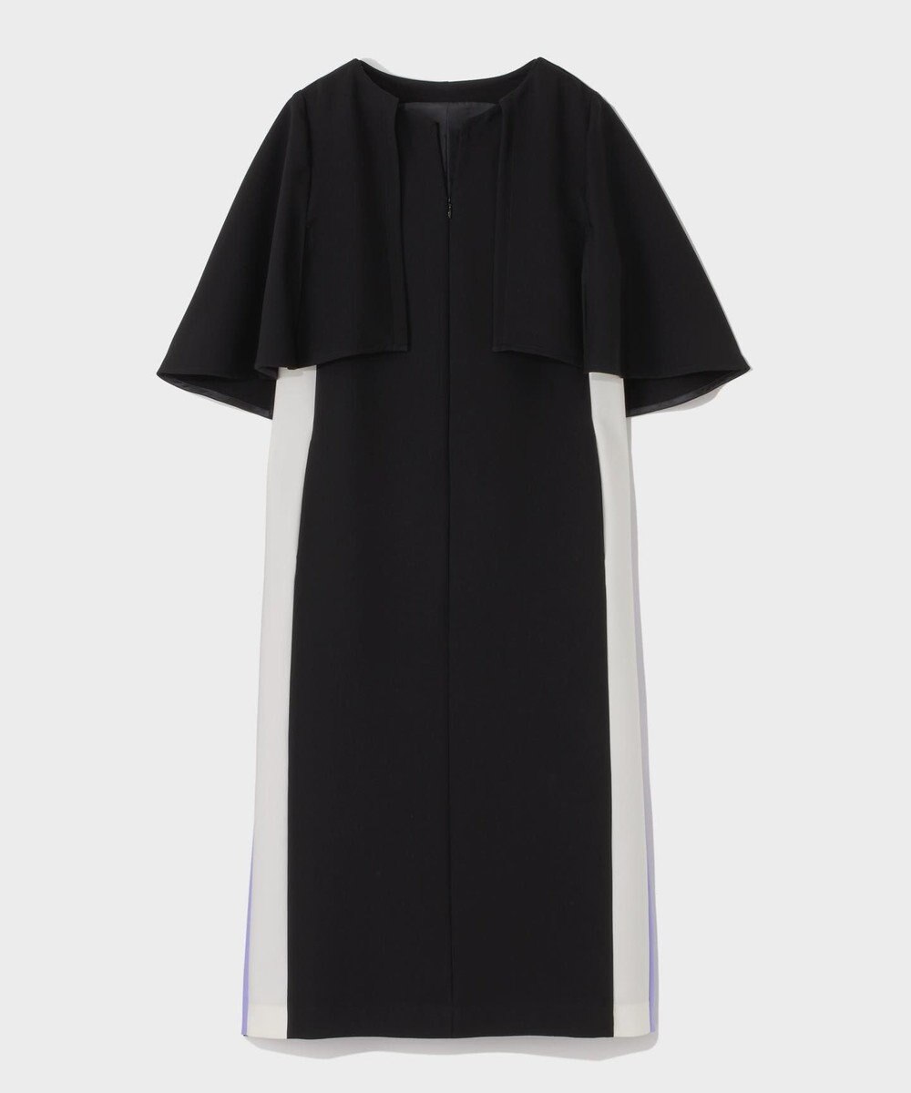 GRACE CONTINENTAL ケープレイヤードドレス 