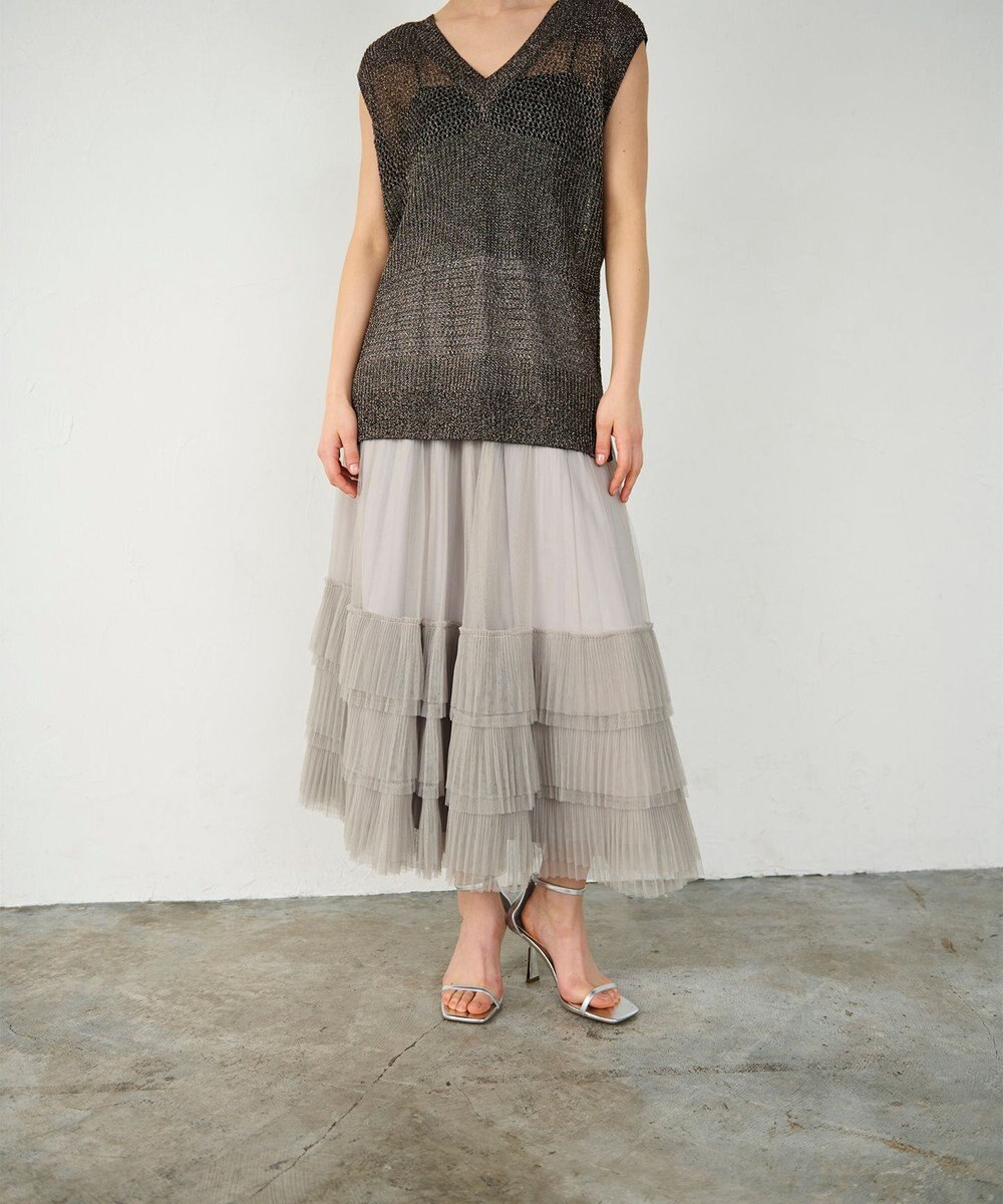 GRACE CONTINENTAL ボリュームチュールスカート 