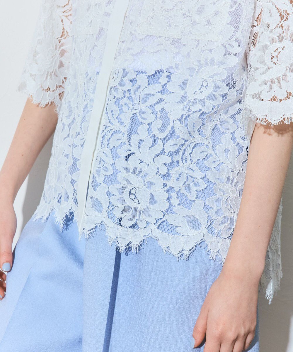 GRACE CONTINENTAL レースコンビシャツ 