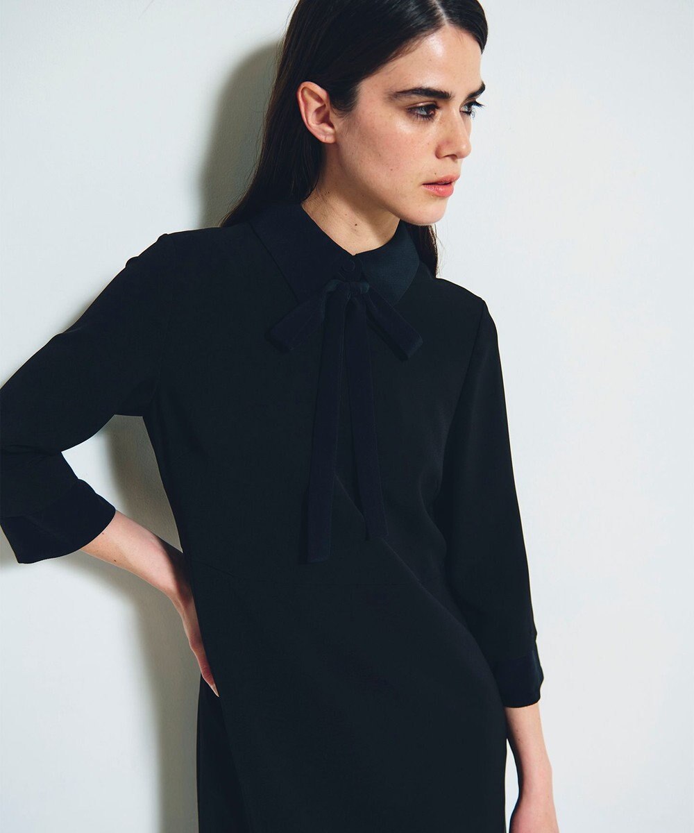 GRACE CONTINENTAL ダブルクロスドレス