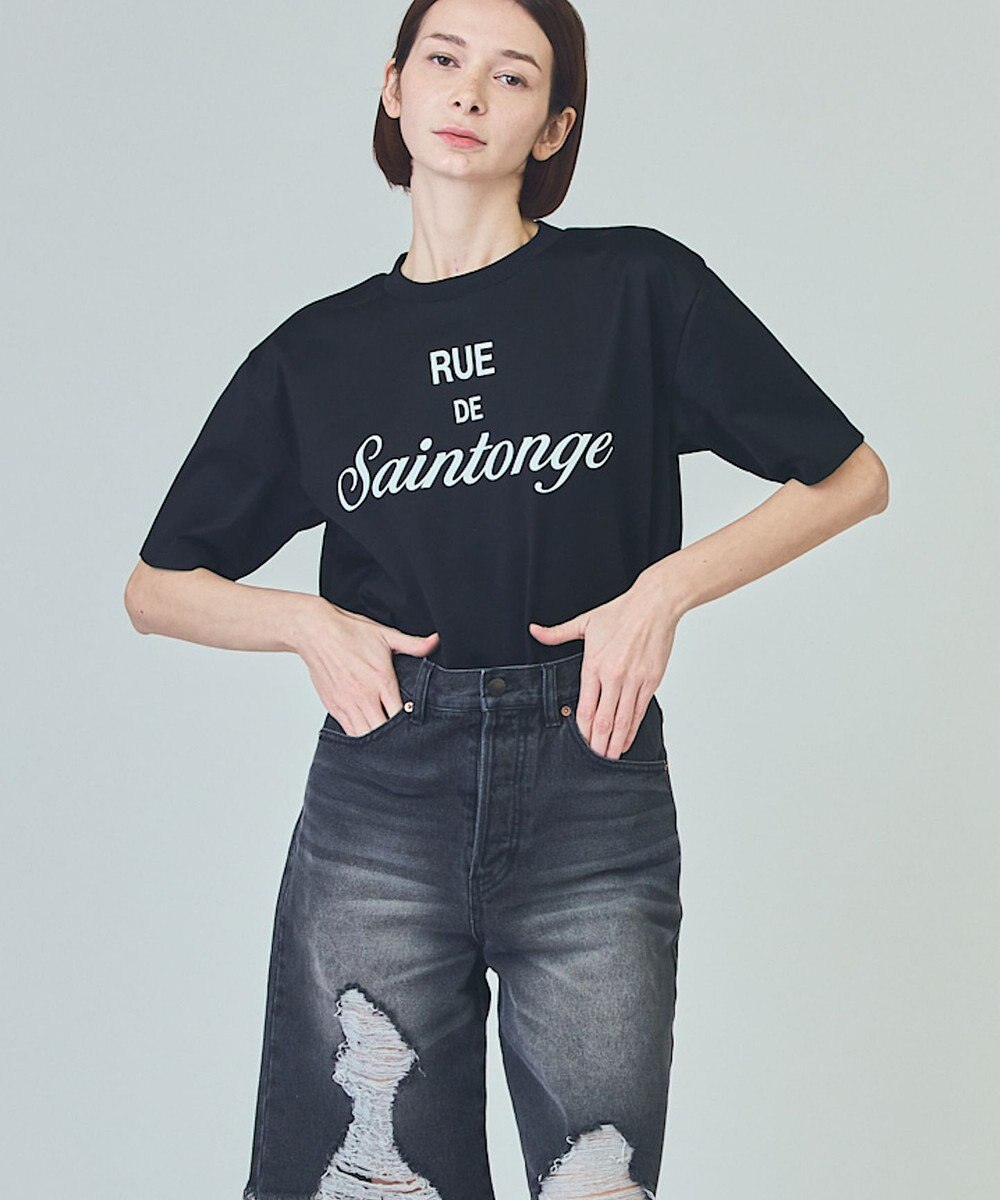 GRACE CONTINENTAL レタードプリントTシャツ 