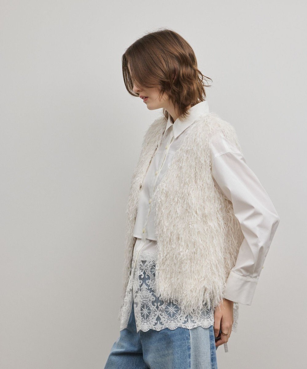 GRACE CONTINENTAL フリンジベスト 