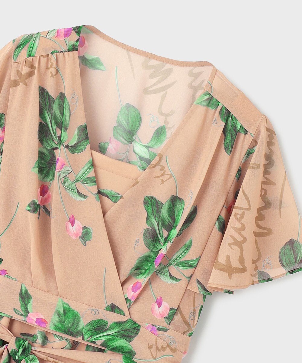 GRACE CONTINENTAL プリントセパレートワンピース 