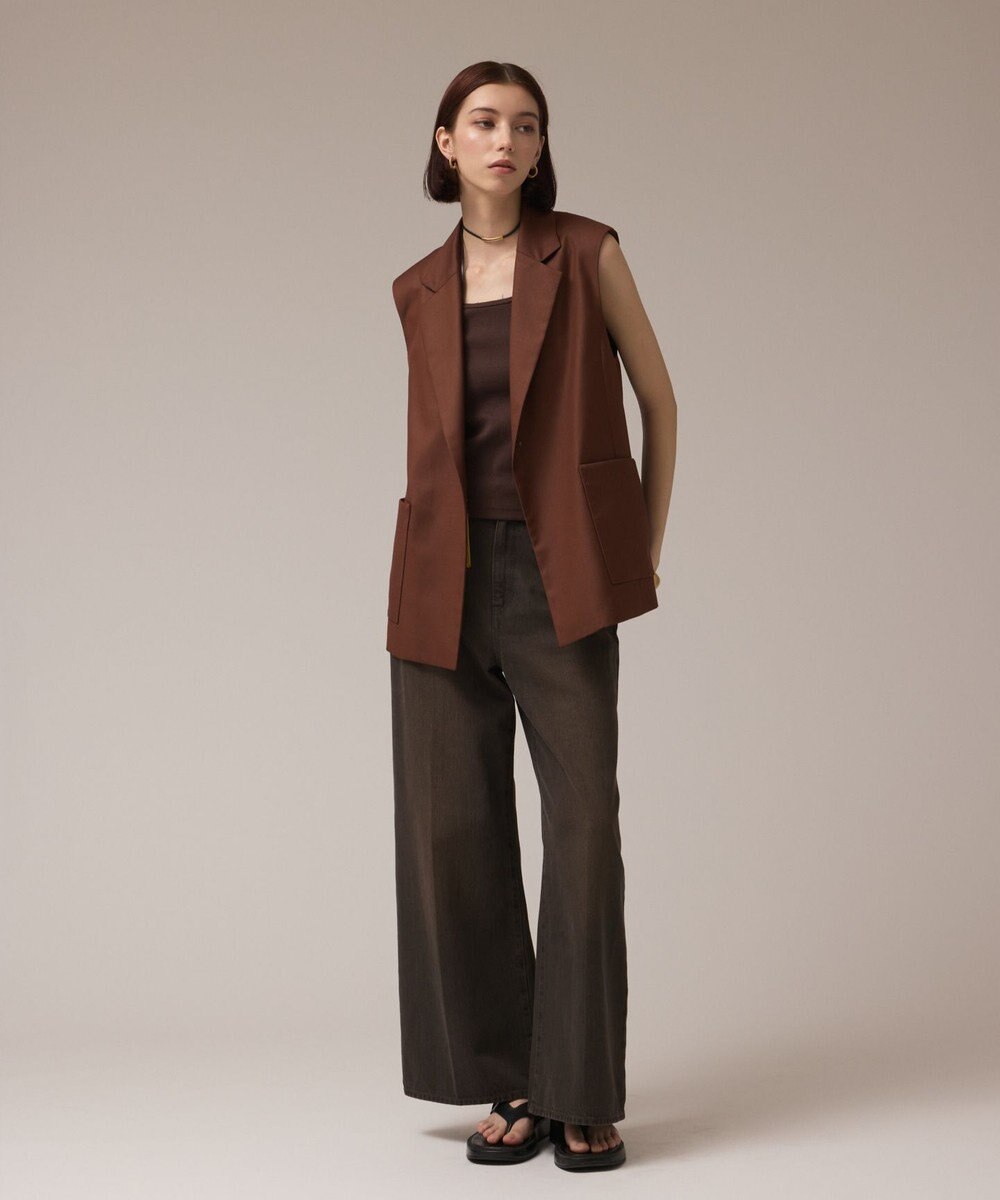 GRACE CONTINENTAL チュールオーバーベスト 