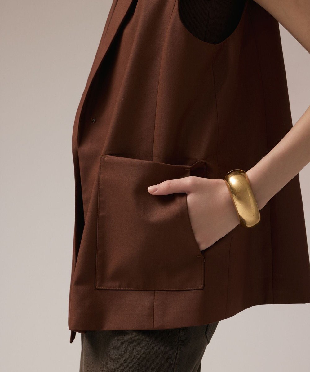 GRACE CONTINENTAL チュールオーバーベスト 