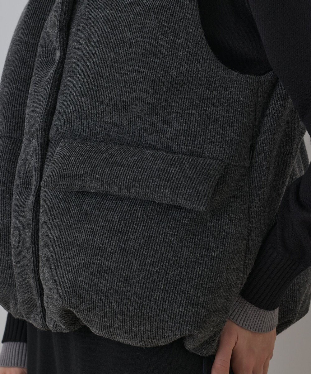 GRACE CONTINENTAL スタンドニットダウンベスト 