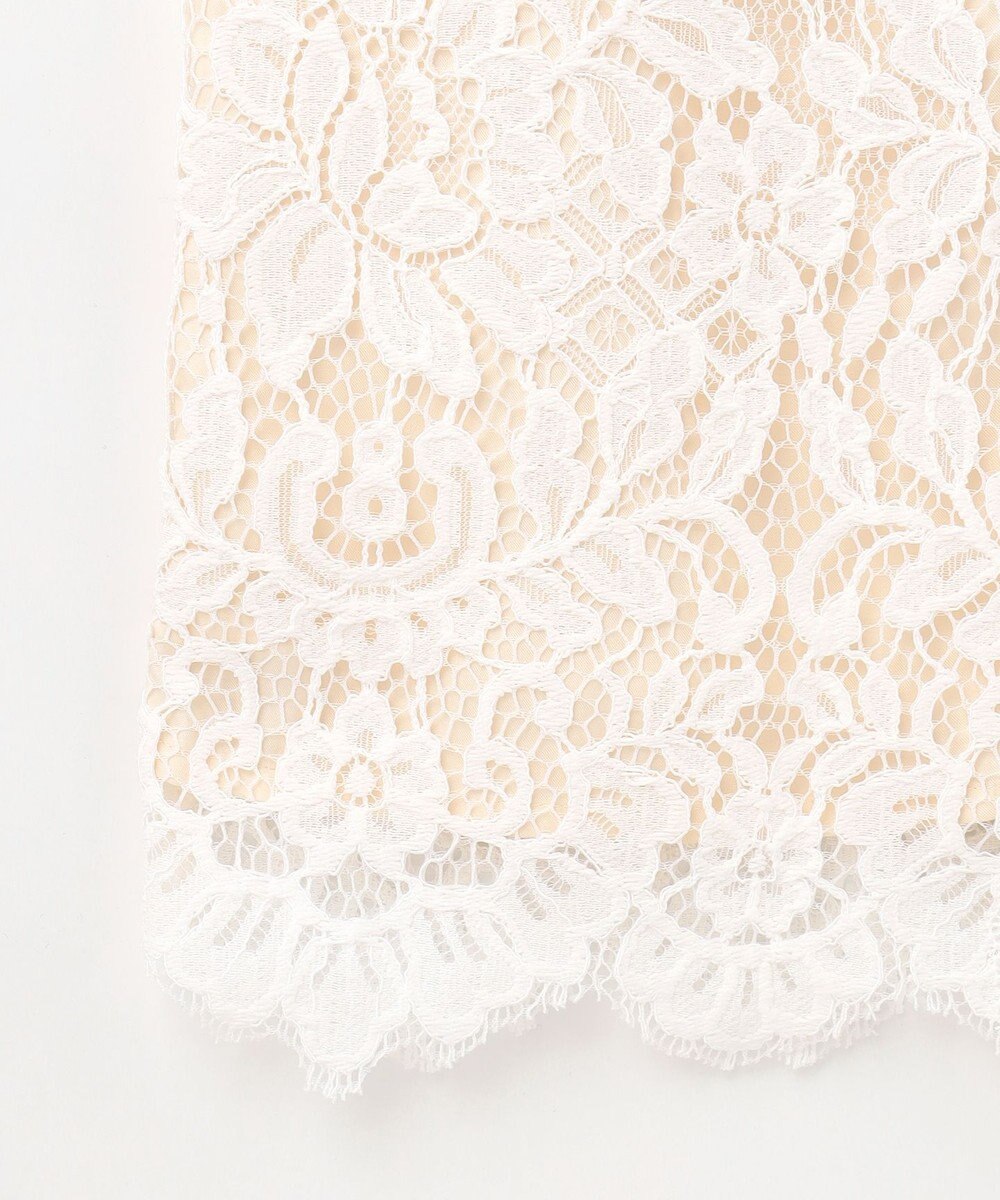 GRACE CONTINENTAL レースタイトドレス 