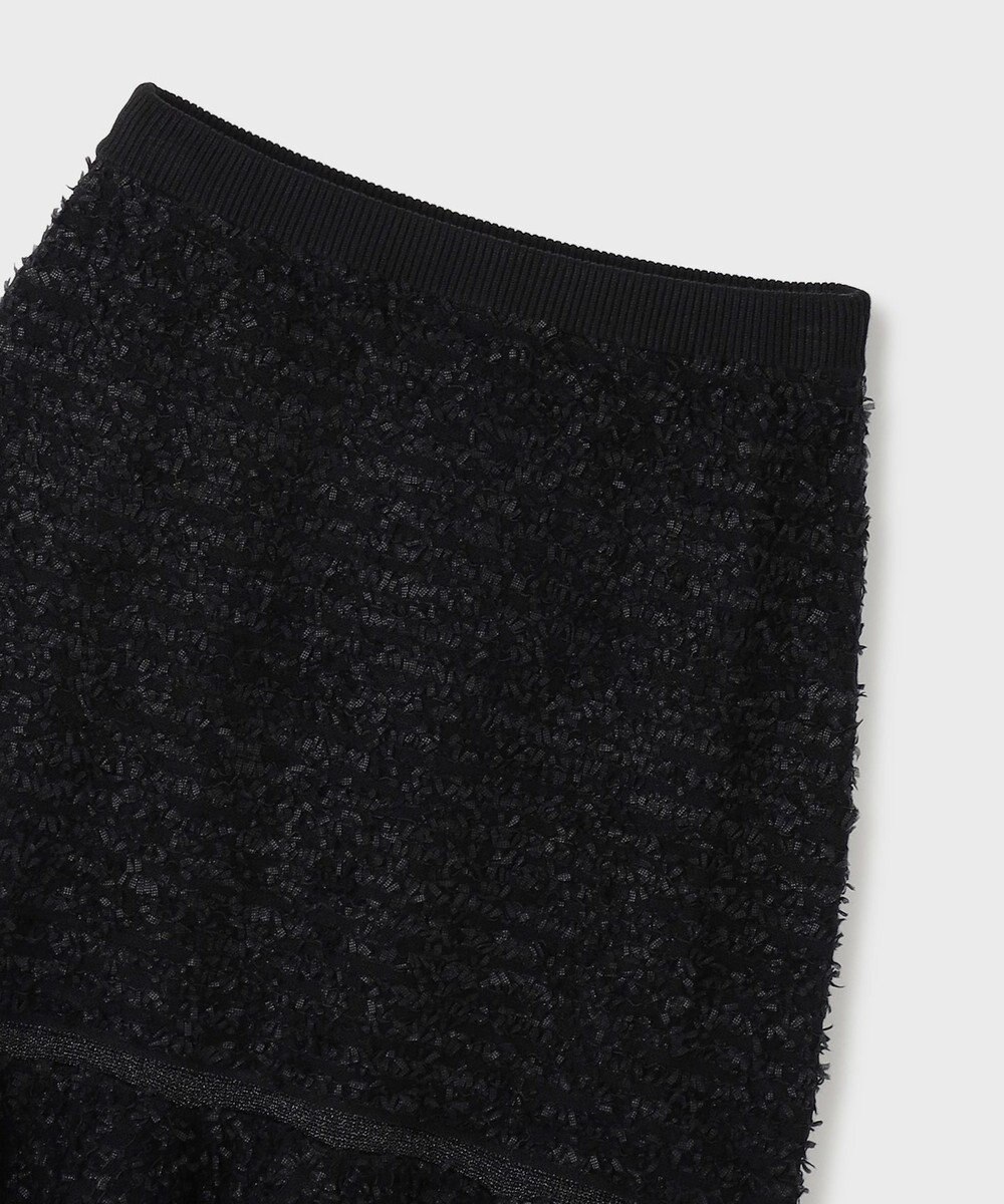 GRACE CONTINENTAL ツイードフレアニットスカート