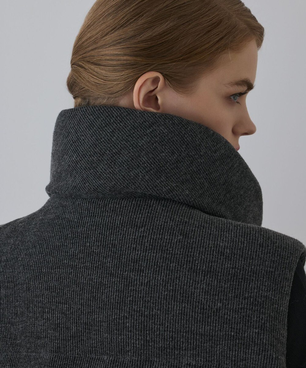 GRACE CONTINENTAL スタンドニットダウンベスト 