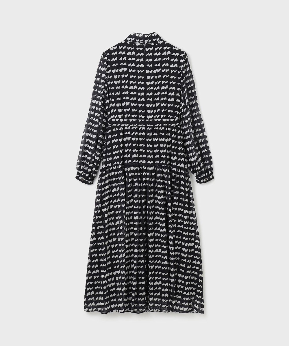 GRACE CONTINENTAL ハートキカプリントワンピース 