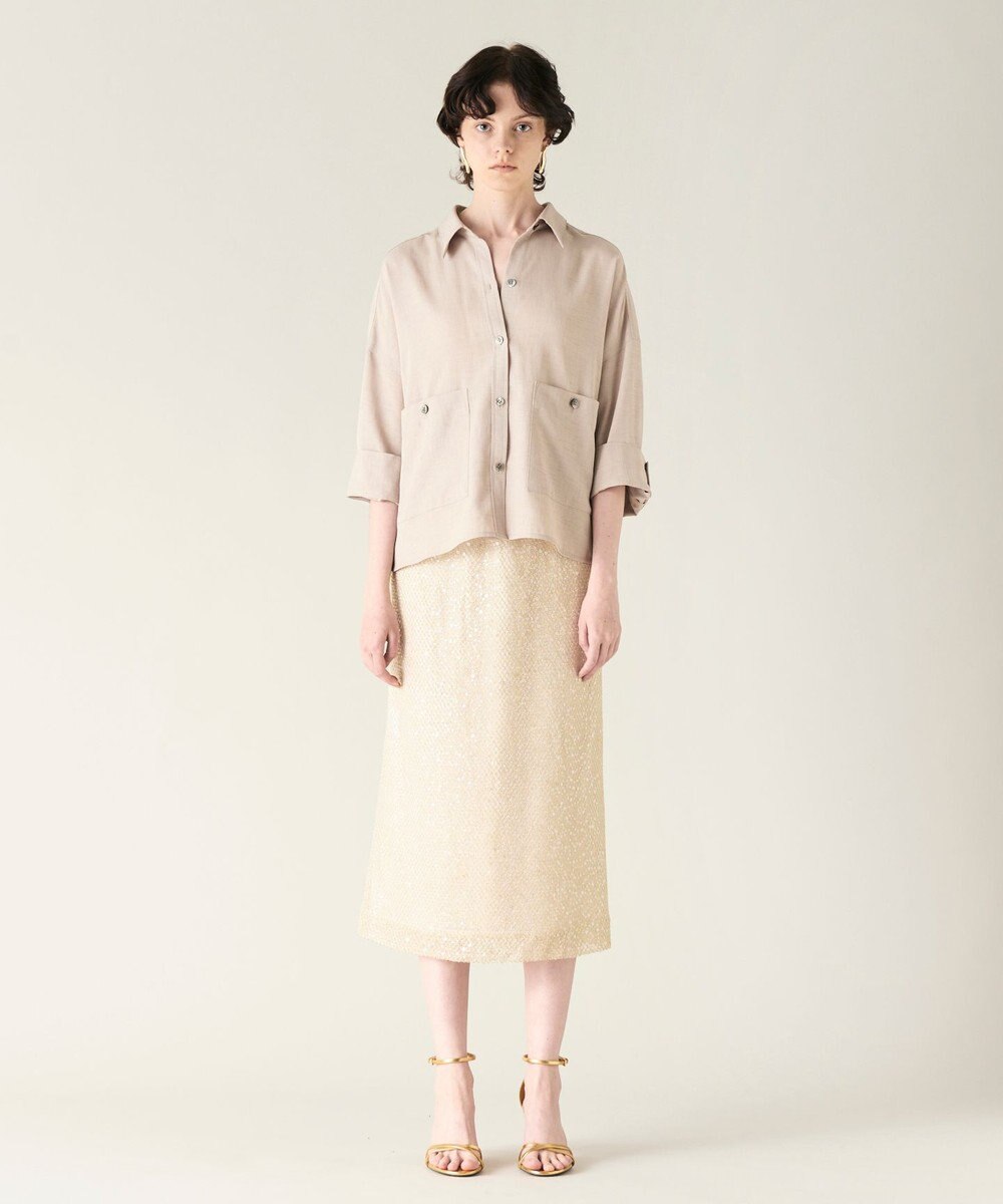 GRACE CONTINENTAL コクーンシルエットシャツ 