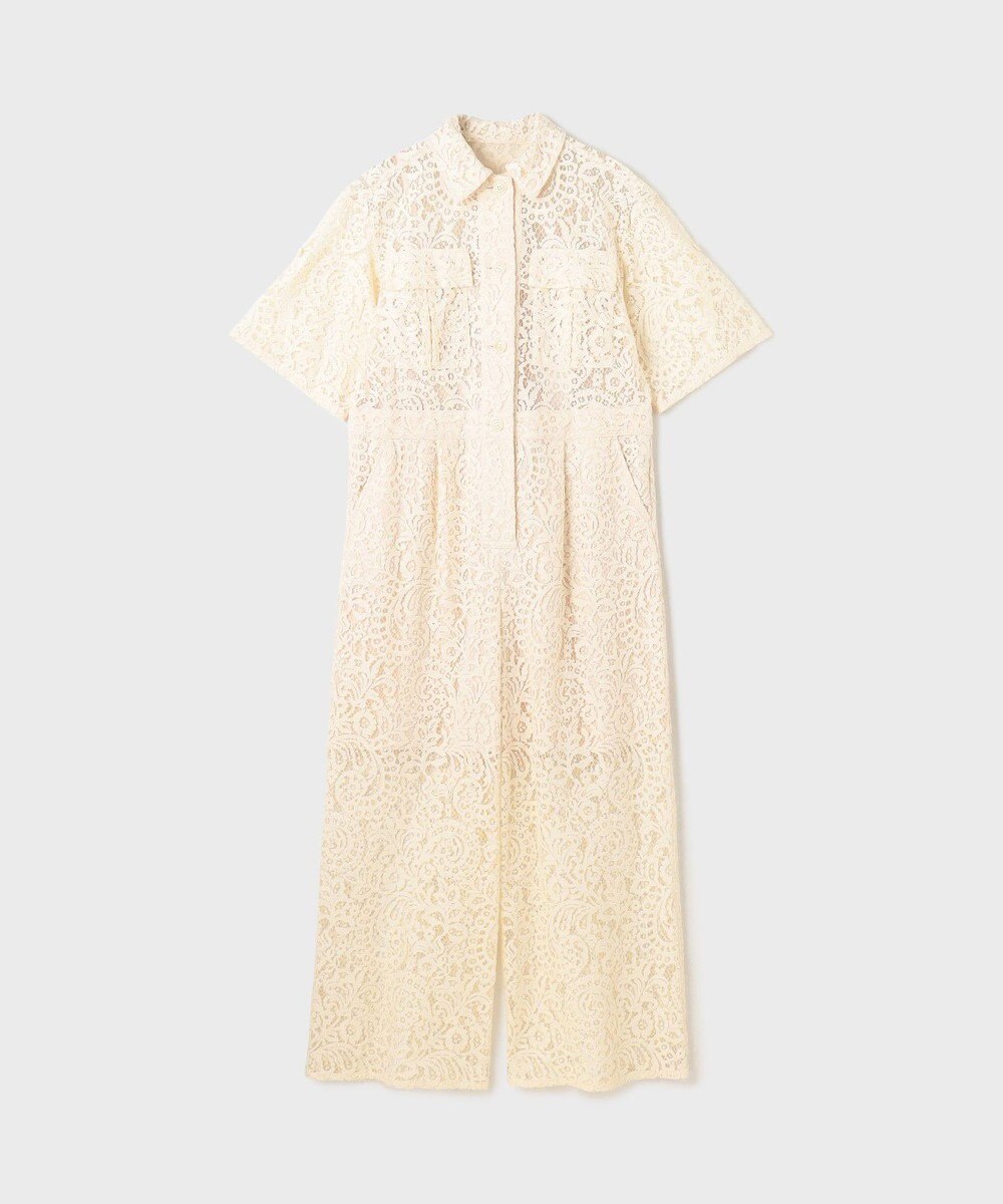 GRACE CONTINENTAL コードレースジャンプスーツ 