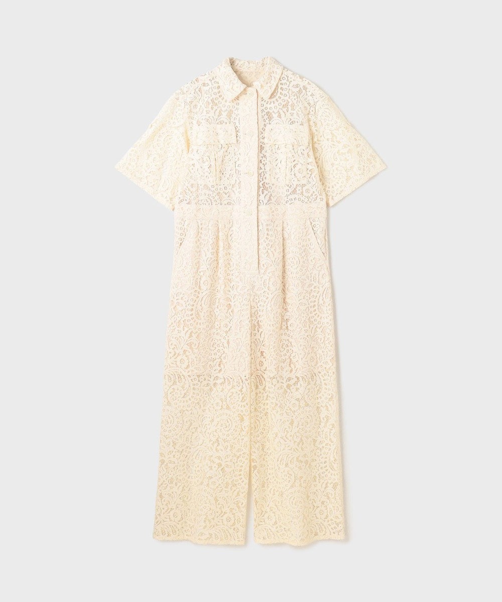 GRACE CONTINENTAL コードレースジャンプスーツ