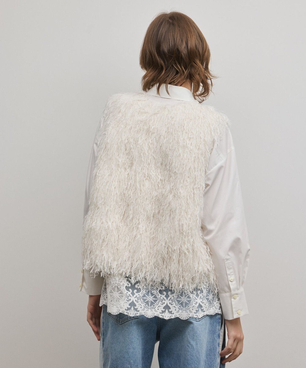 GRACE CONTINENTAL フリンジベスト 