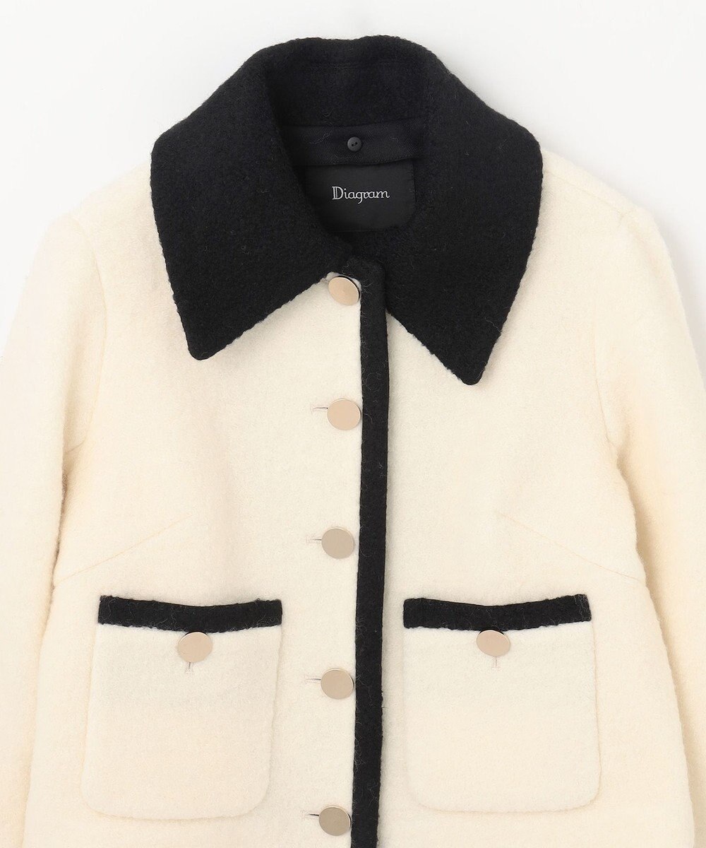 GRACE CONTINENTAL ウールパイルジャケット 