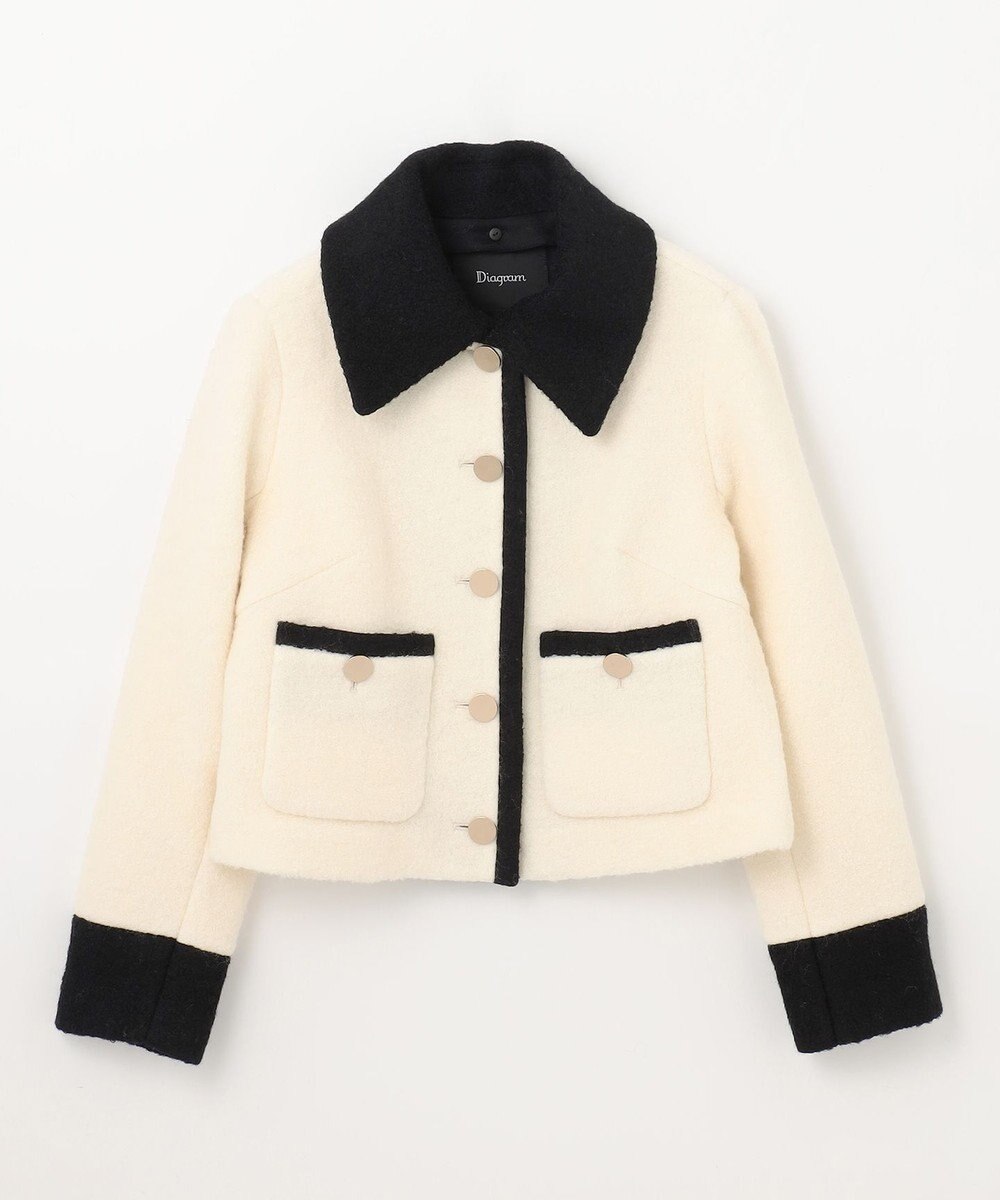 GRACE CONTINENTAL ウールパイルジャケット 