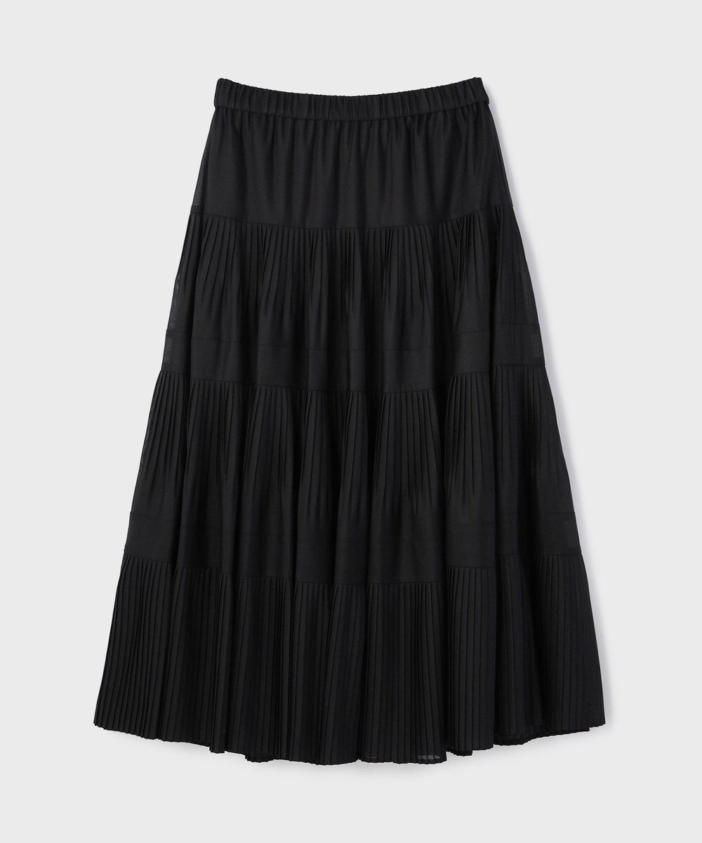 GRACE CONTINENTAL プリーツティアードスカート 