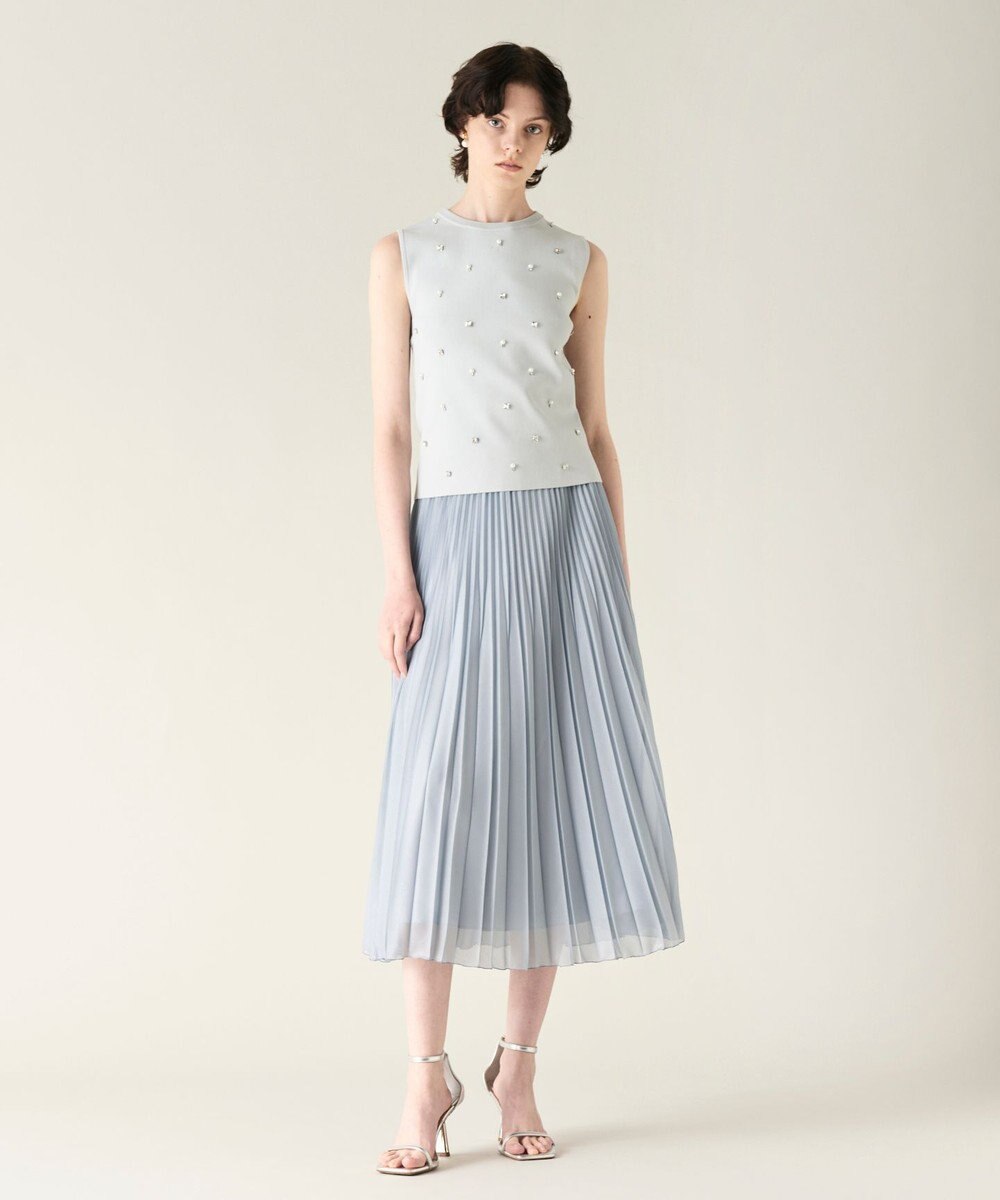 GRACE CONTINENTAL チンツプリーツスカート