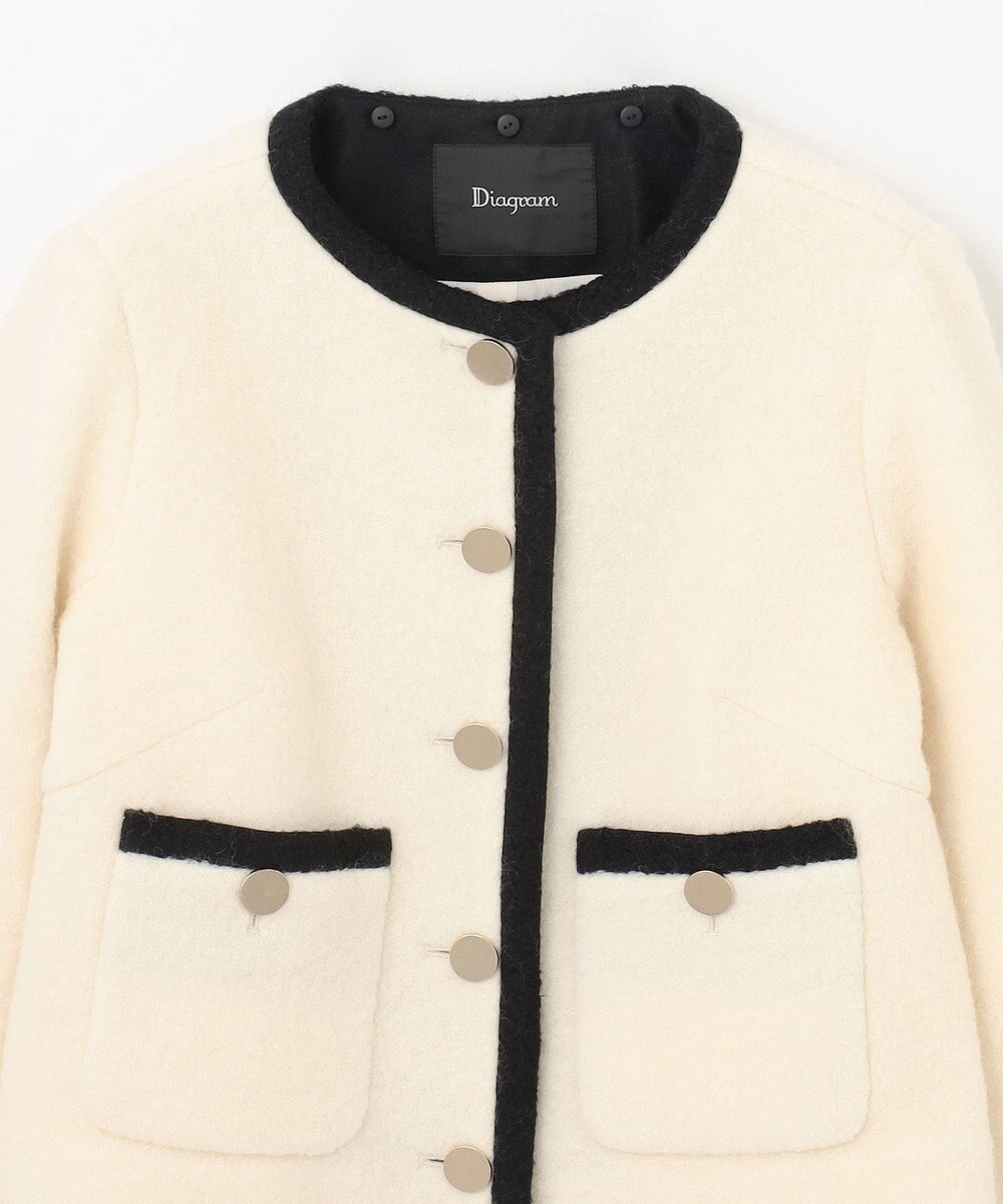 GRACE CONTINENTAL ウールパイルジャケット 