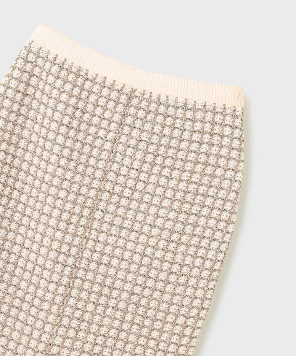 GRACE CONTINENTAL ツイードニットスカート 