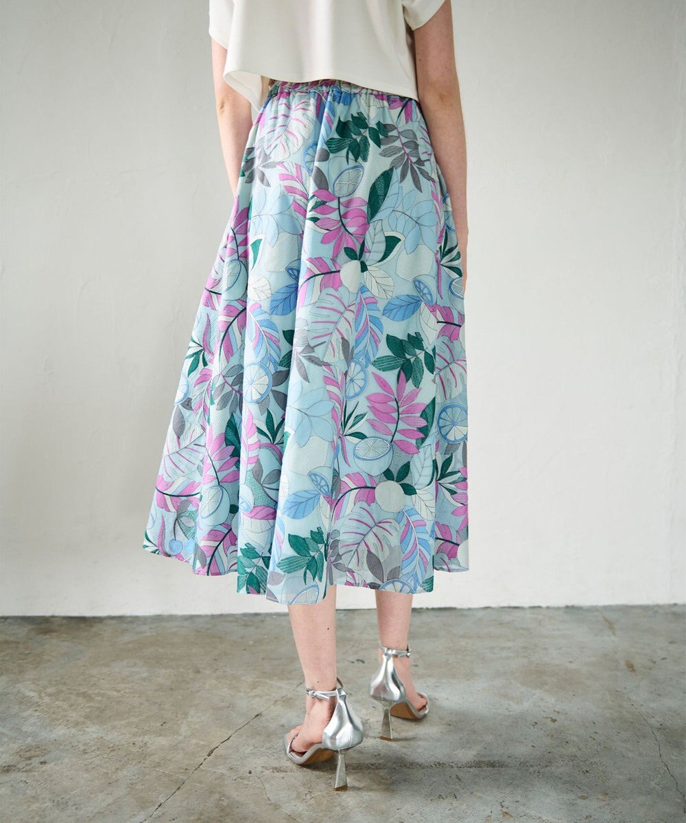 GRACE CONTINENTAL フルーツ刺繍フレアスカート 