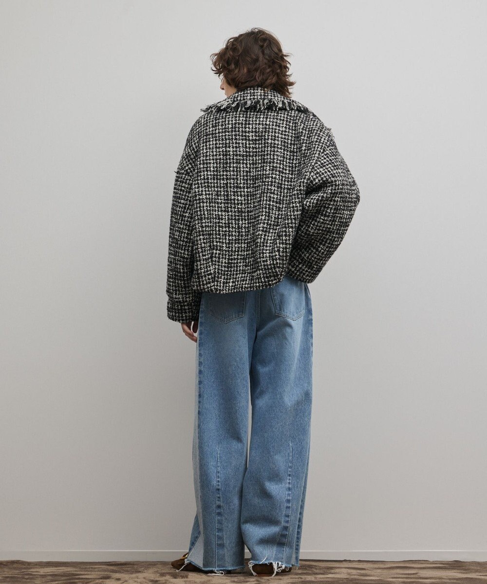 GRACE CONTINENTAL パディングツイードジャケット 