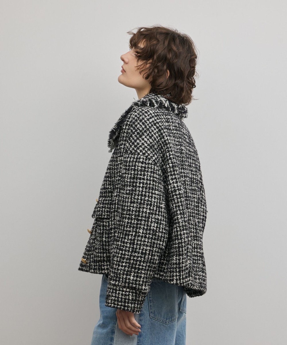 GRACE CONTINENTAL パディングツイードジャケット 