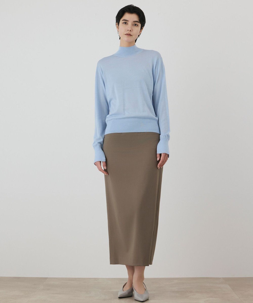 GRACE CONTINENTAL ウールシルククルーニットトップス 