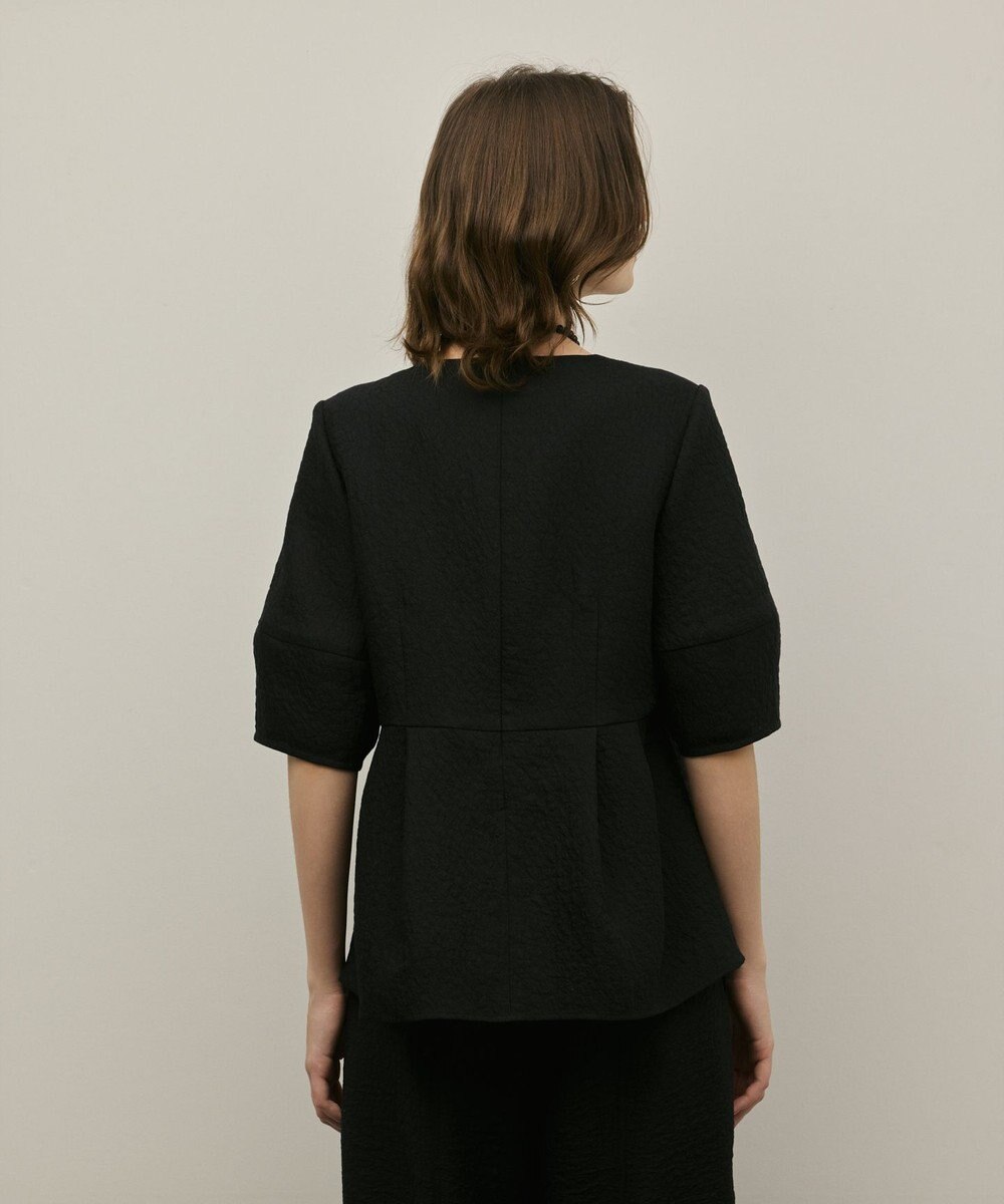 GRACE CONTINENTAL オーガンジージャガードトップ 