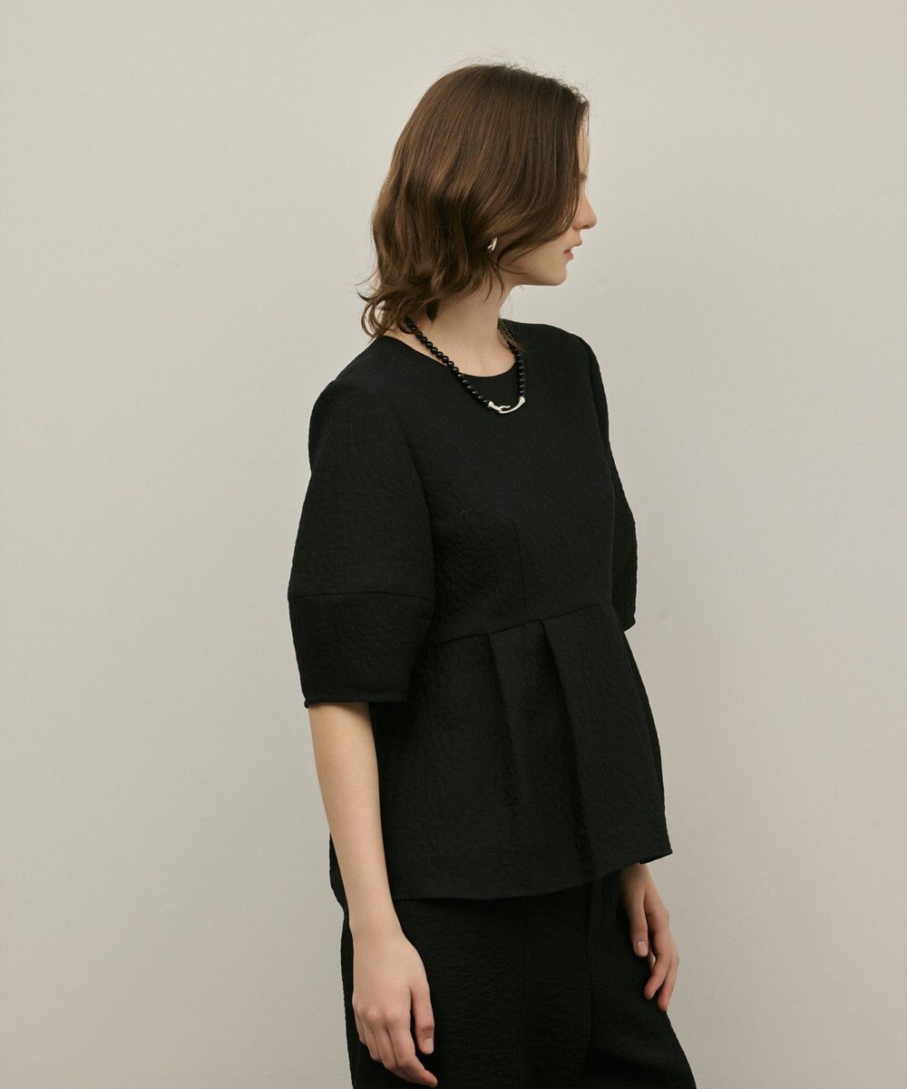 GRACE CONTINENTAL オーガンジージャガードトップ 