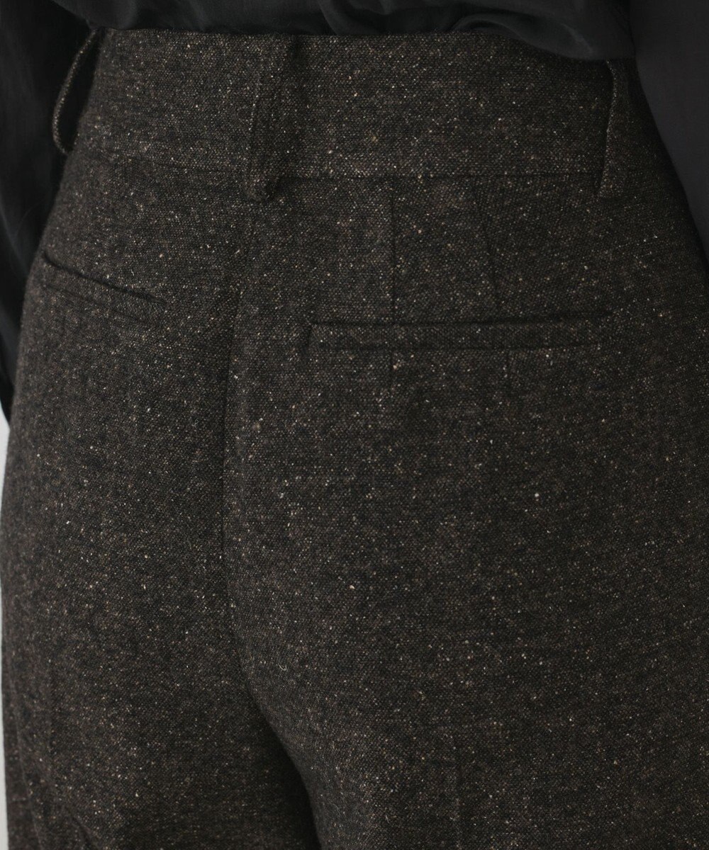 GRACE CONTINENTAL ウールタックワイドパンツ 