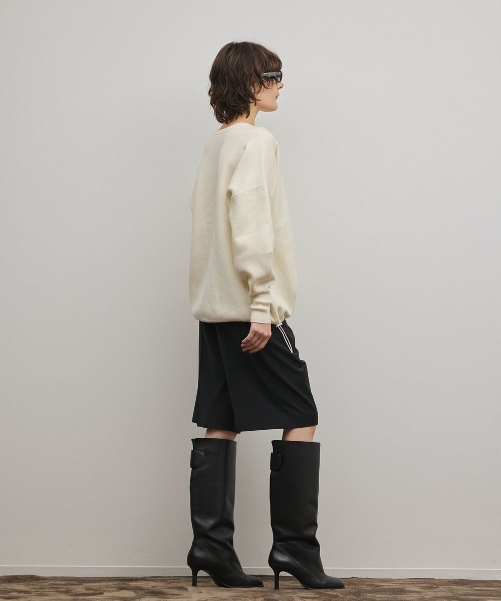 GRACE CONTINENTAL スウェットライクニットトップ 