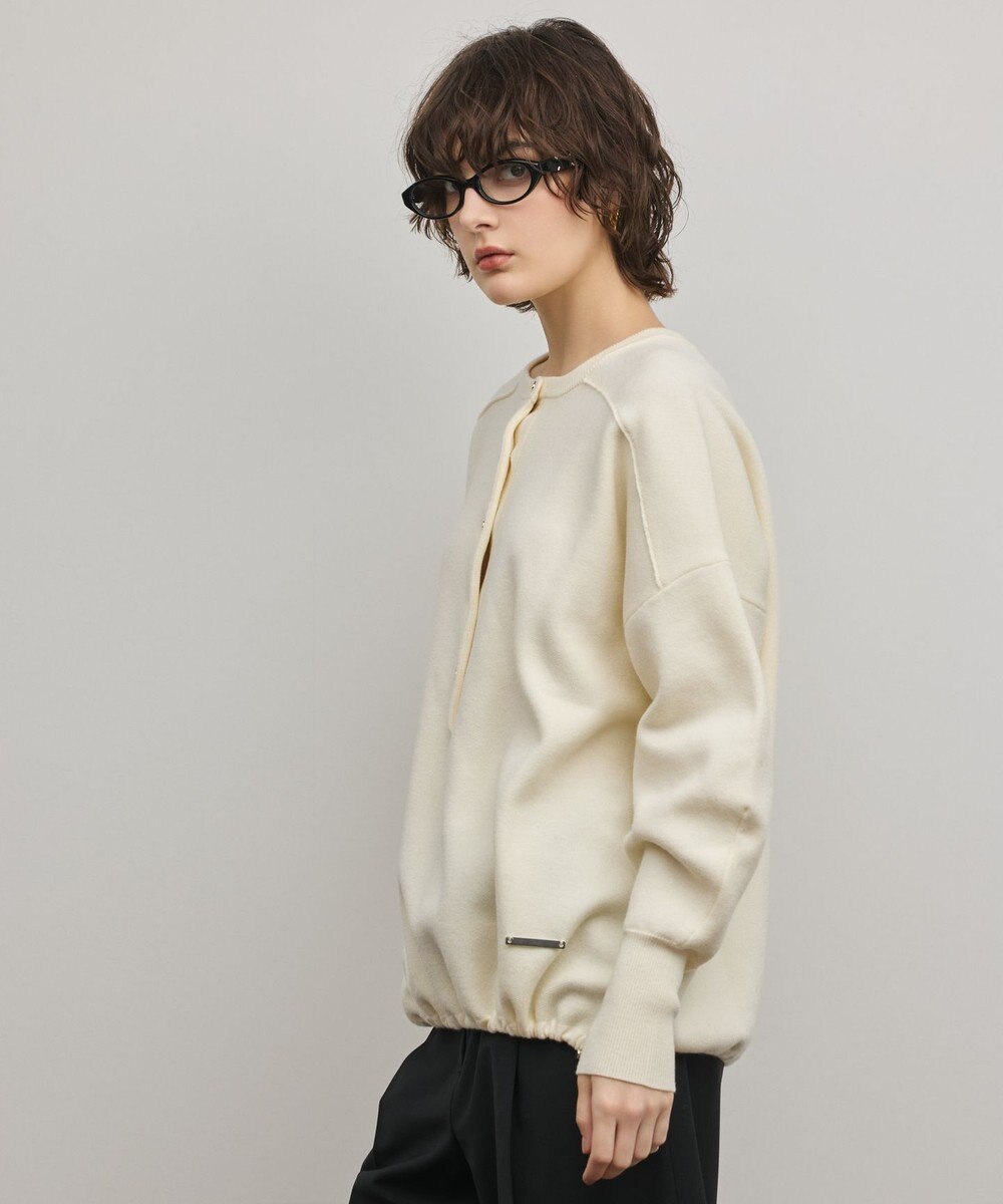 GRACE CONTINENTAL スウェットライクニットトップ 