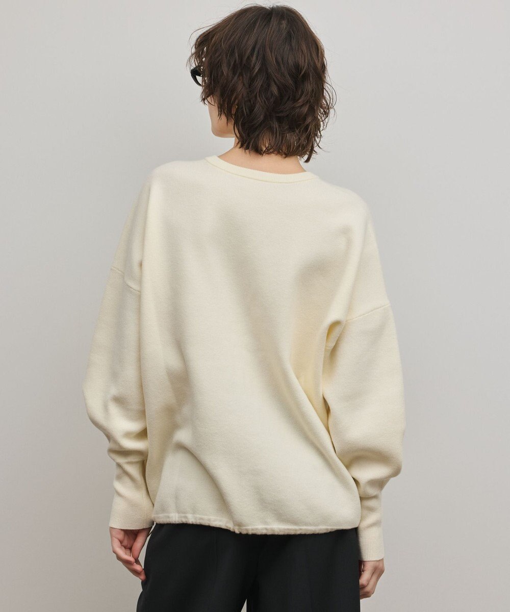 GRACE CONTINENTAL スウェットライクニットトップ 