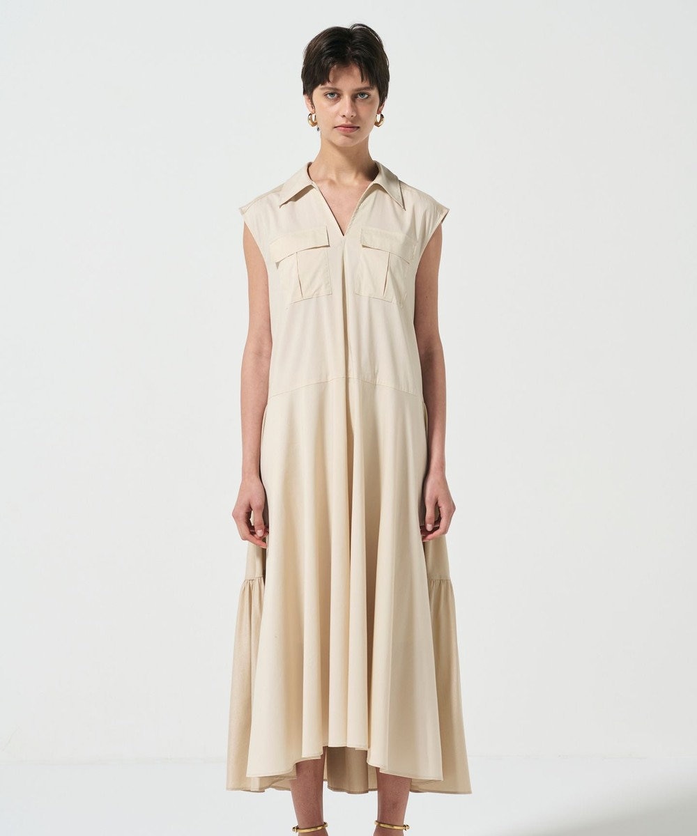 GRACE CONTINENTAL ティアードコンビシャツワンピース