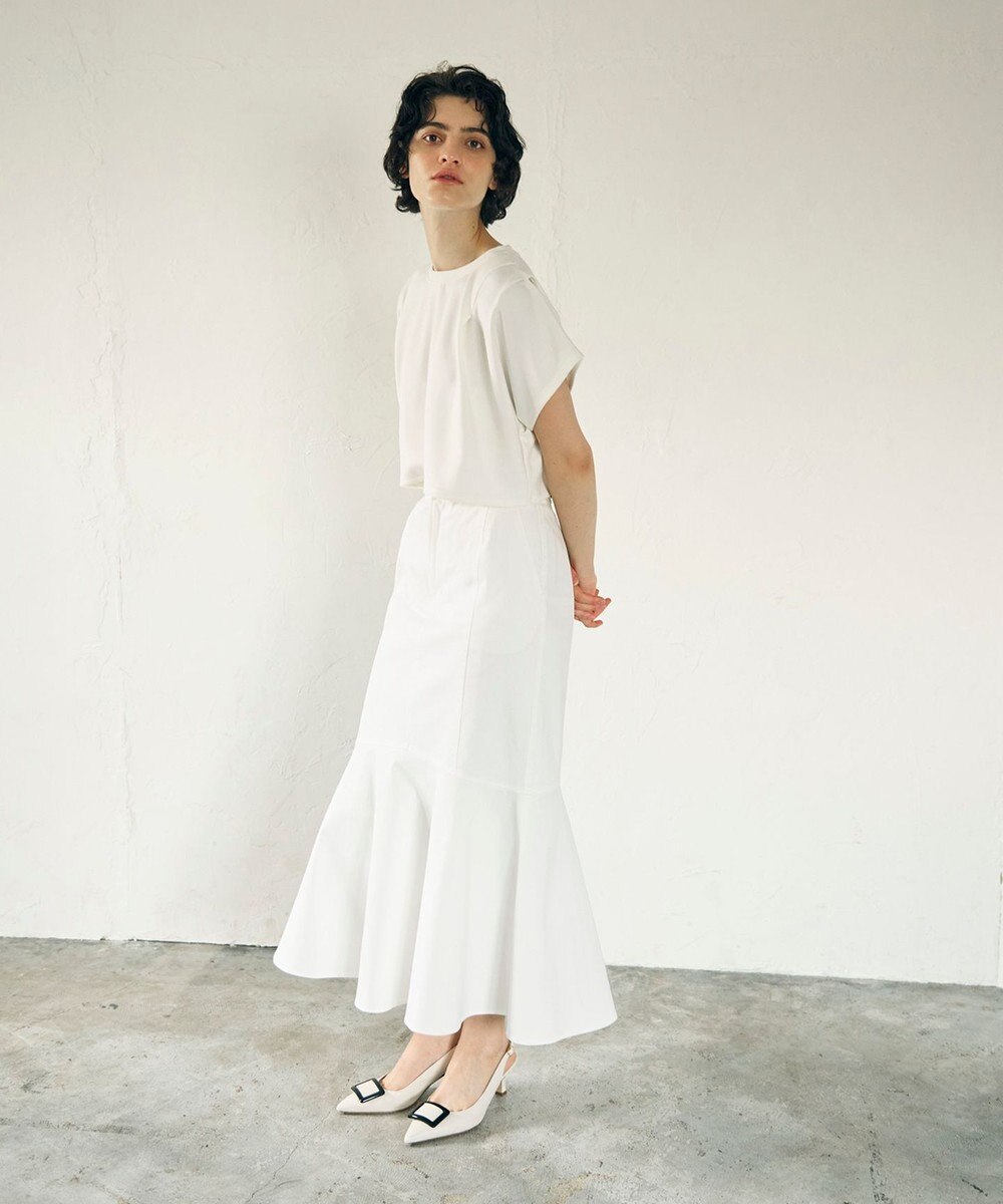 GRACE CONTINENTAL ミディマーメイドスカート 