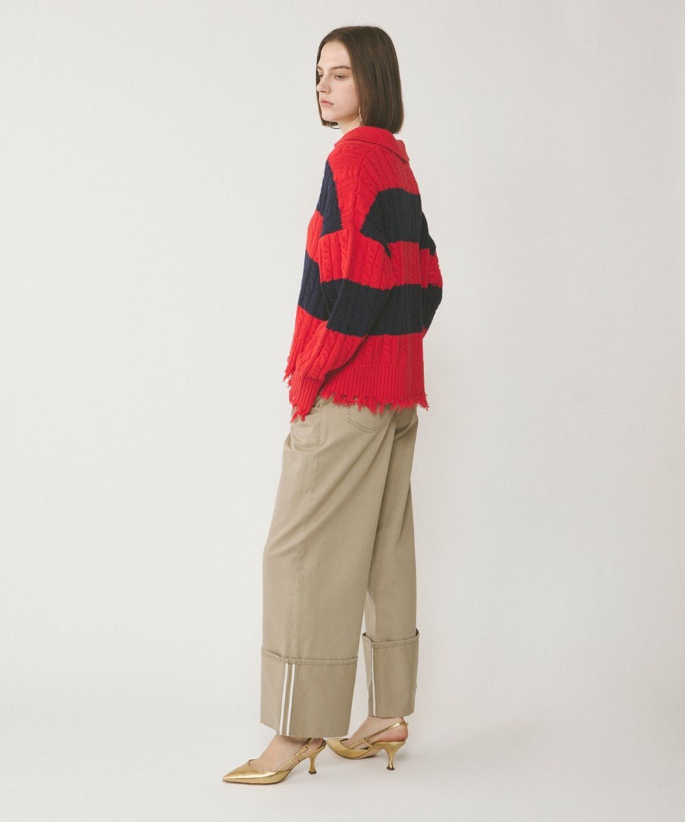 GRACE CONTINENTAL アランポロニットトップ