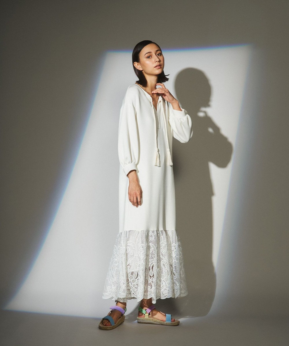 レースヘムワンピース Grace Continental Grace Continental グレースコンチネンタル 通販 レースヘムワンピース Grace Continental Grace Continental グレースコンチネンタル 通販