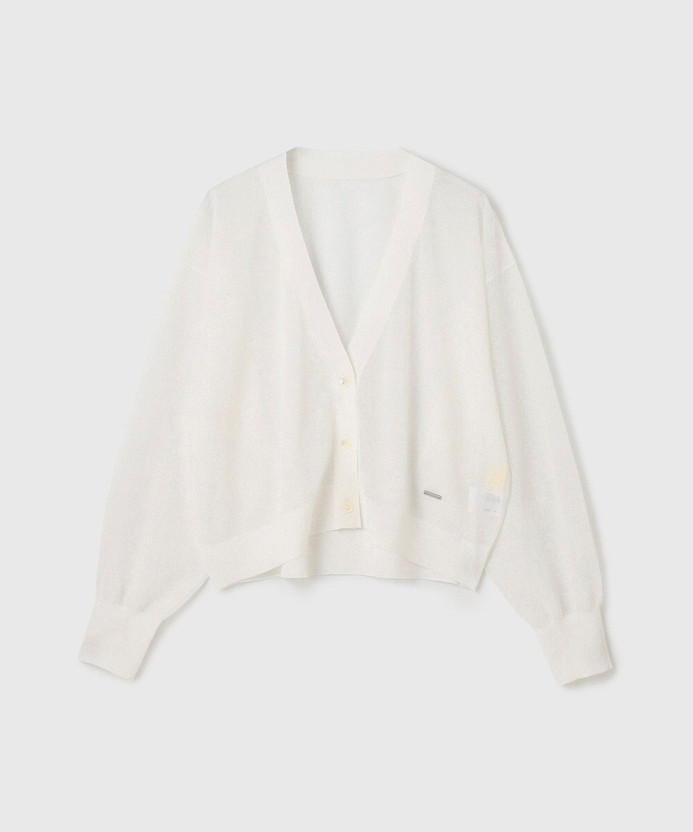 GRACE CONTINENTAL シアージョーゼットカーディガン 