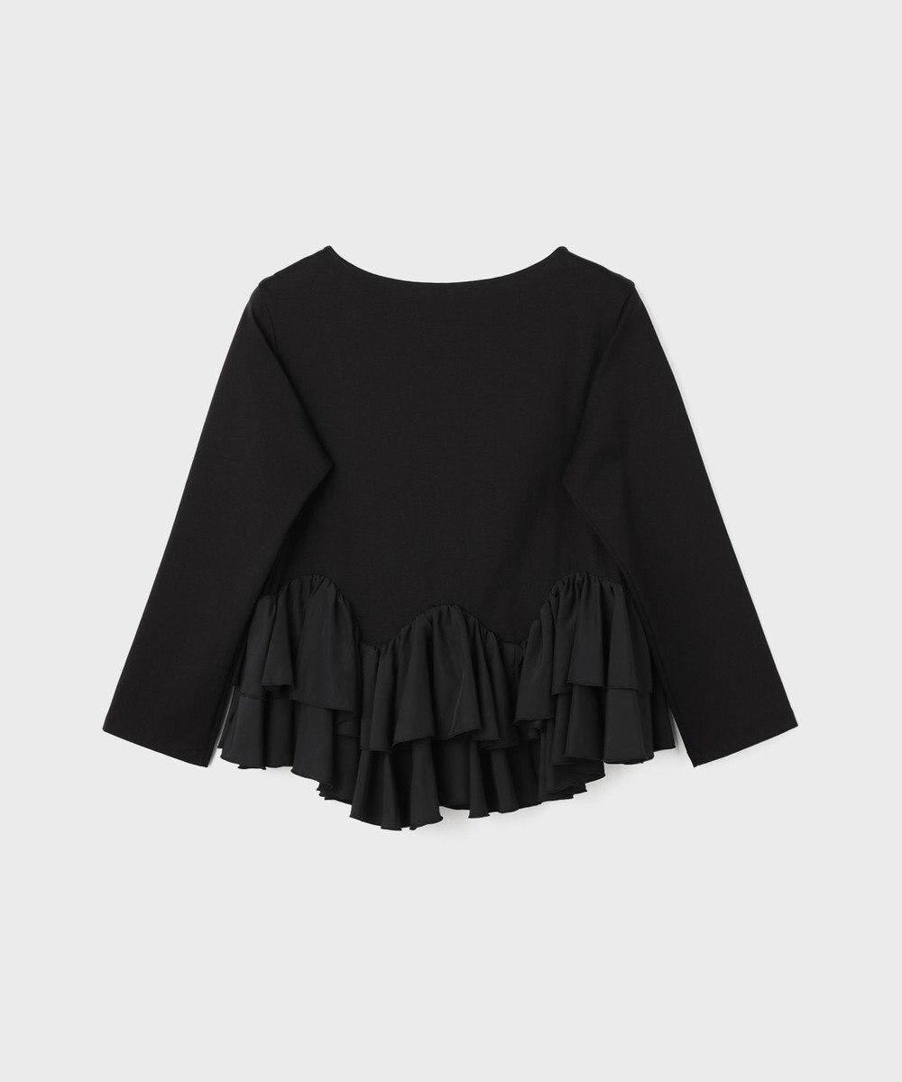 GRACE CONTINENTAL タフタフリルカットトップ 