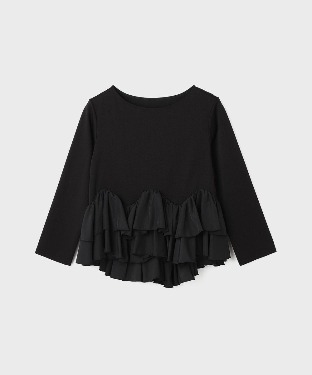 GRACE CONTINENTAL タフタフリルカットトップ 