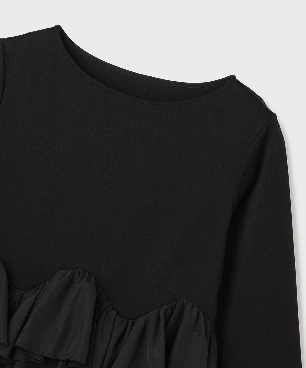 GRACE CONTINENTAL タフタフリルカットトップ 