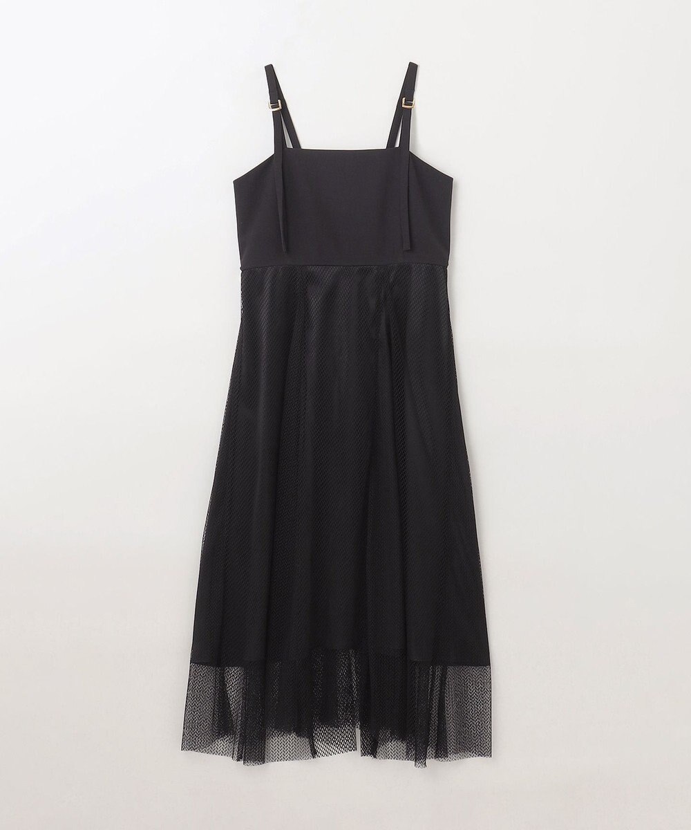 GRACE CONTINENTAL メッシュコンビキャミワンピース 