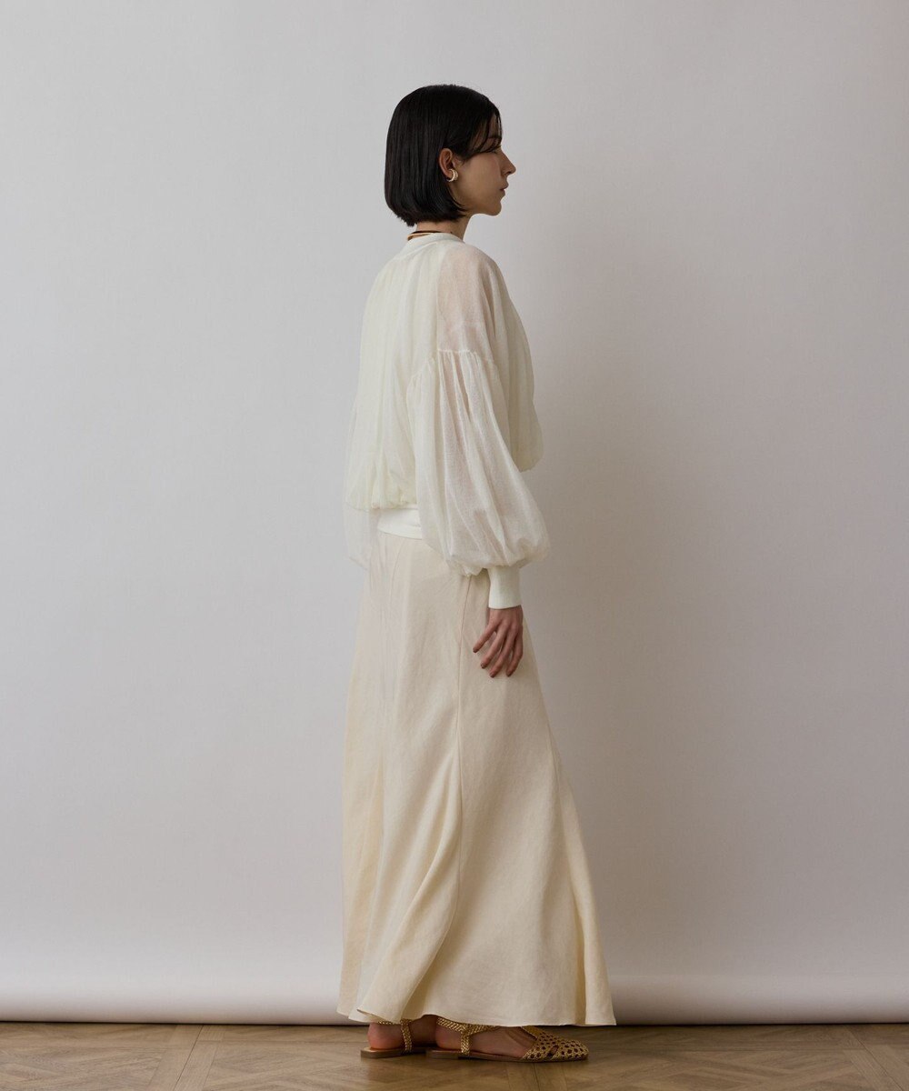 GRACE CONTINENTAL シアーニットバルーンジャケット 