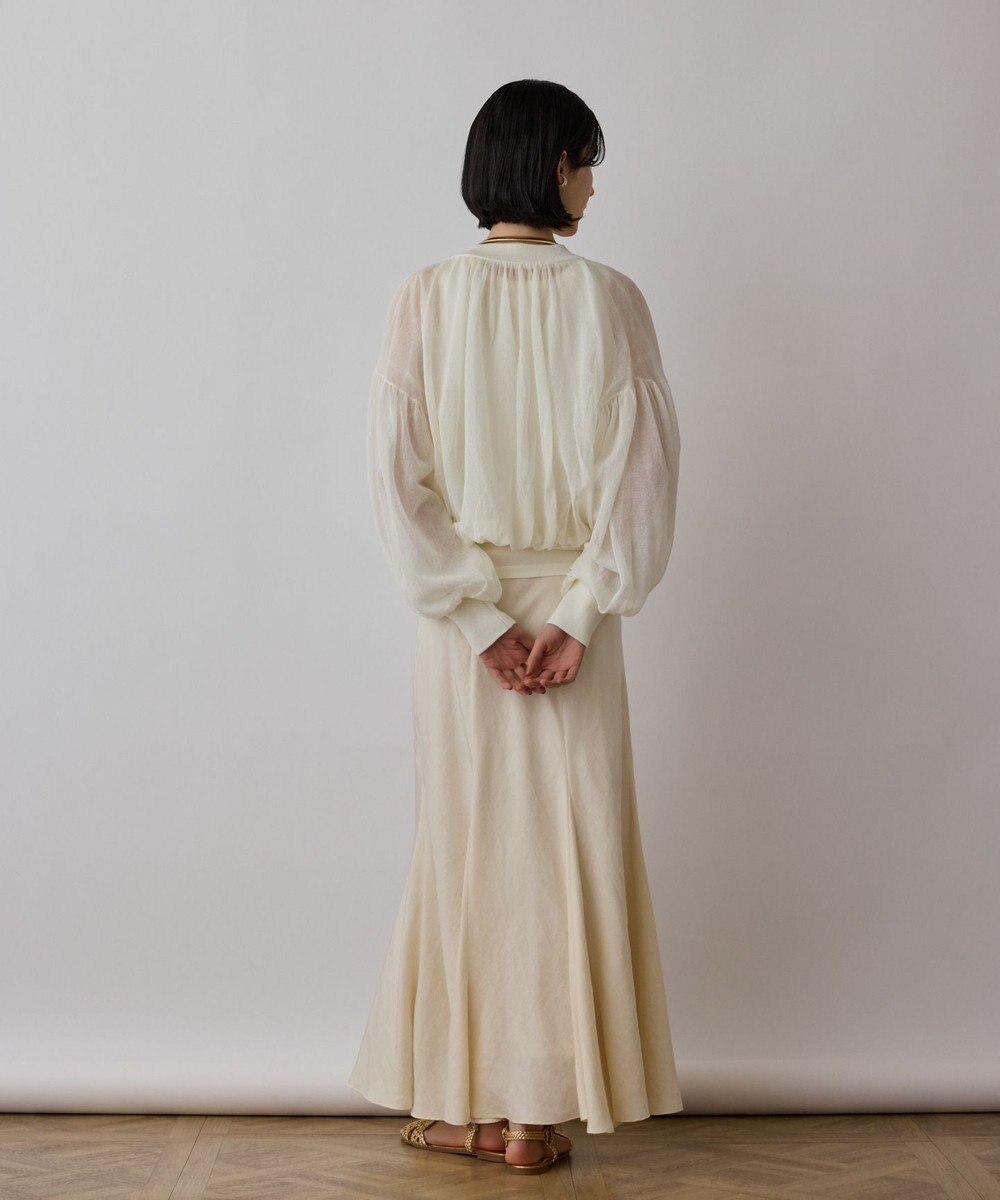 GRACE CONTINENTAL シアーニットバルーンジャケット 