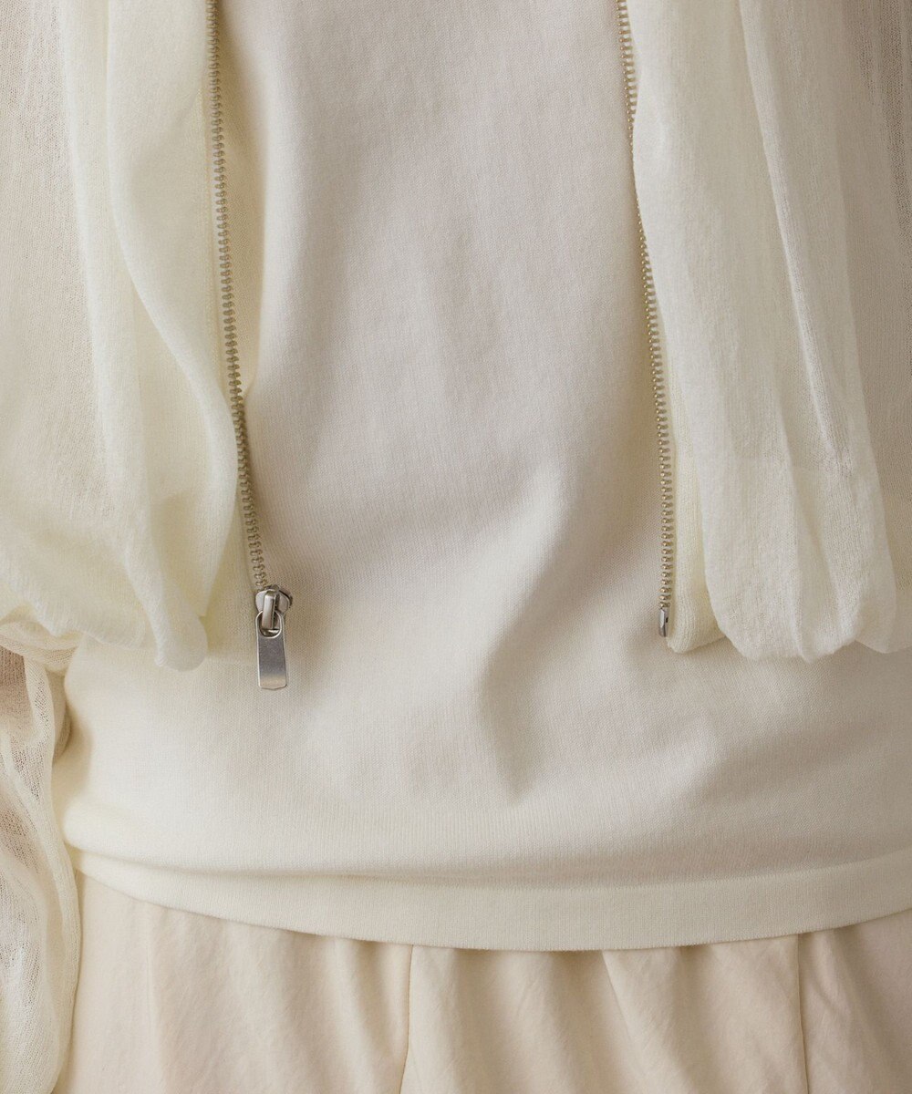 GRACE CONTINENTAL シアーニットバルーンジャケット 