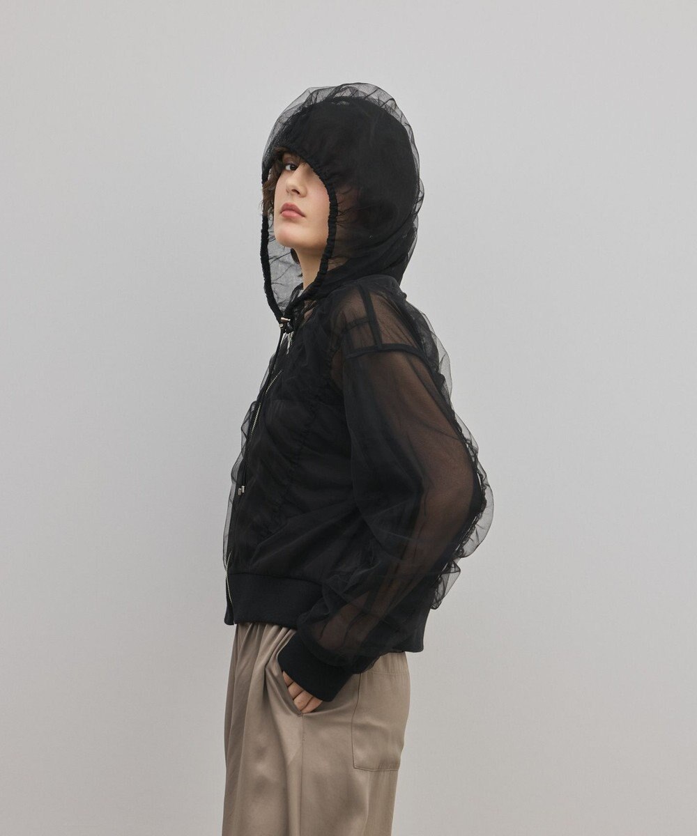 GRACE CONTINENTAL チュールパーカー 