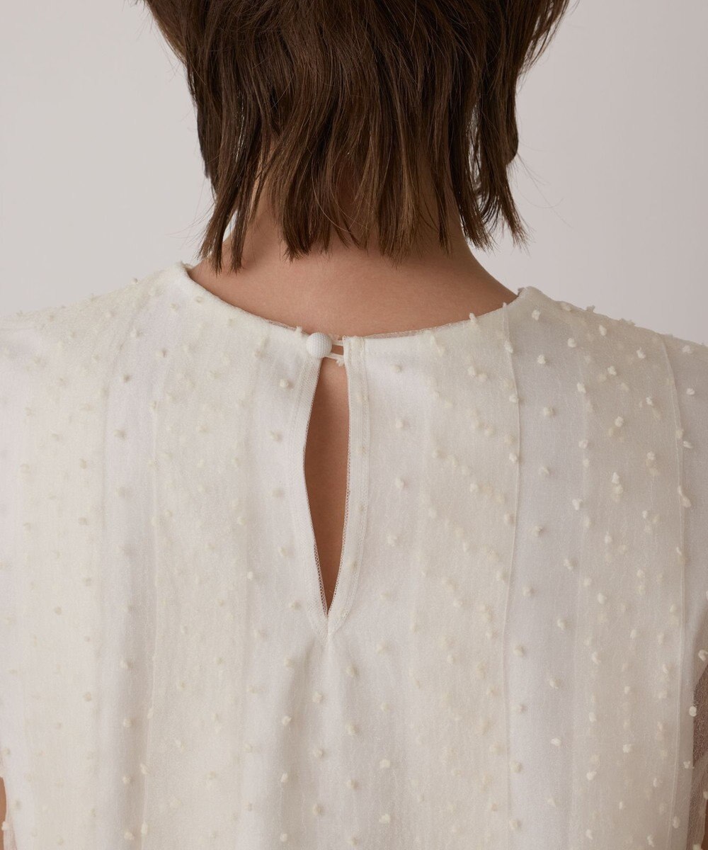 GRACE CONTINENTAL シアージャガードカットトップ 