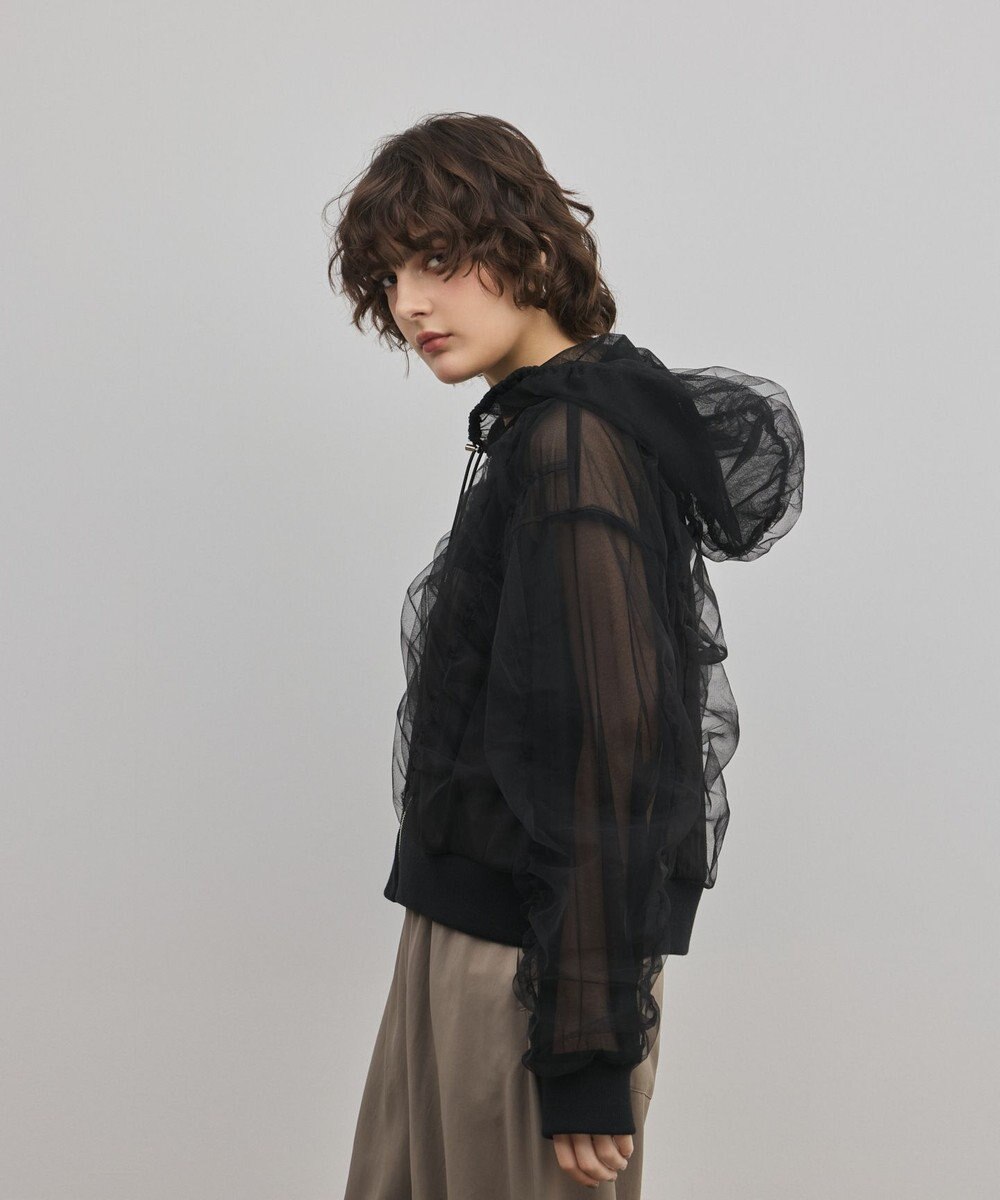 GRACE CONTINENTAL チュールパーカー 